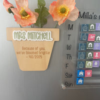 Teacher Magnetic Pot Plant Gift