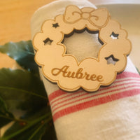 Personalised Christmas Table Name Tags