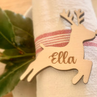 Personalised Christmas Table Name Tags