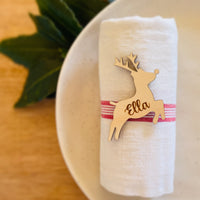 Personalised Christmas Table Name Tags