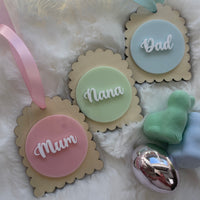 Personalised Scalloped Gift Tag