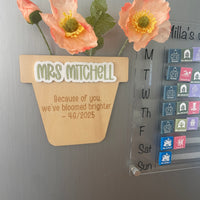 Teacher Magnetic Pot Plant Gift