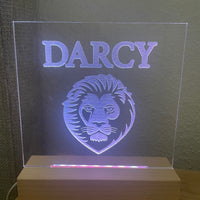 Custom LED light (base and custom sign)