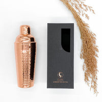 CLINQ Hammered Copper Cocktail Shaker