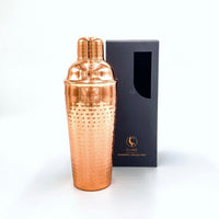CLINQ Hammered Copper Cocktail Shaker