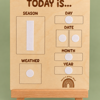 Today is… calendar board