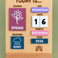 Today is… calendar board