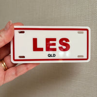 Personalised Walker & Wheelchair Number Plate – Custom Acrylic Accessory for Mobility Aids