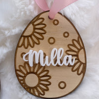 Easter Egg Basket Tags