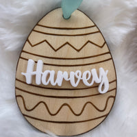 Easter Egg Basket Tags