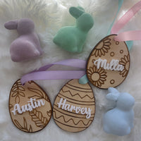 Easter Egg Basket Tags