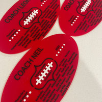 Personalised Football Coach Thank You Plaque – End of Season Gift (AFL)