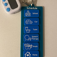 Portable Schedule & Emotional Check-In Board