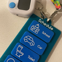 Portable Schedule & Emotional Check-In Board