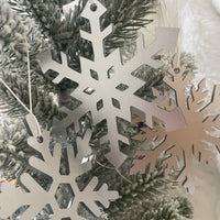 Silver Snowflake Trio – Christmas Decorations