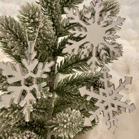 Silver Snowflake Trio – Christmas Decorations