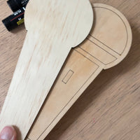 DIY Wooden Microphone Craft