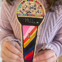 DIY Wooden Microphone Craft