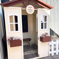 Personalised Cubby House Sign – Custom Wooden Playhouse Name Plaque