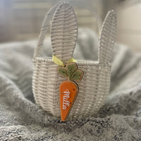 Personalised Carrot Basket Tags