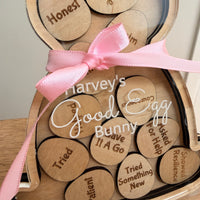 Personalised Good Egg Bunny | Easter Encouragement Countdown for Kids