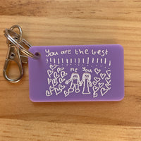 Handwritten/Drawn Keepsake Keyring
