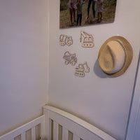 Trucks & machine wall art