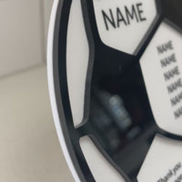 Custom Football (Soccer) Coach Gift – Coach Appreciation Plaque