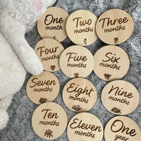Cute & quirky milestone disc set