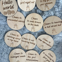 Cute & quirky milestone disc set