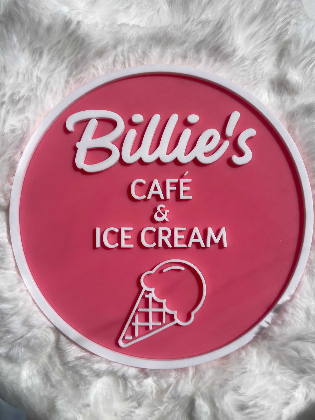 Personalised Cubby Café Sign – Custom Playhouse Décor (Acrylic)