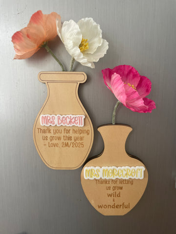 Teacher Magnetic Pot Plant Gift