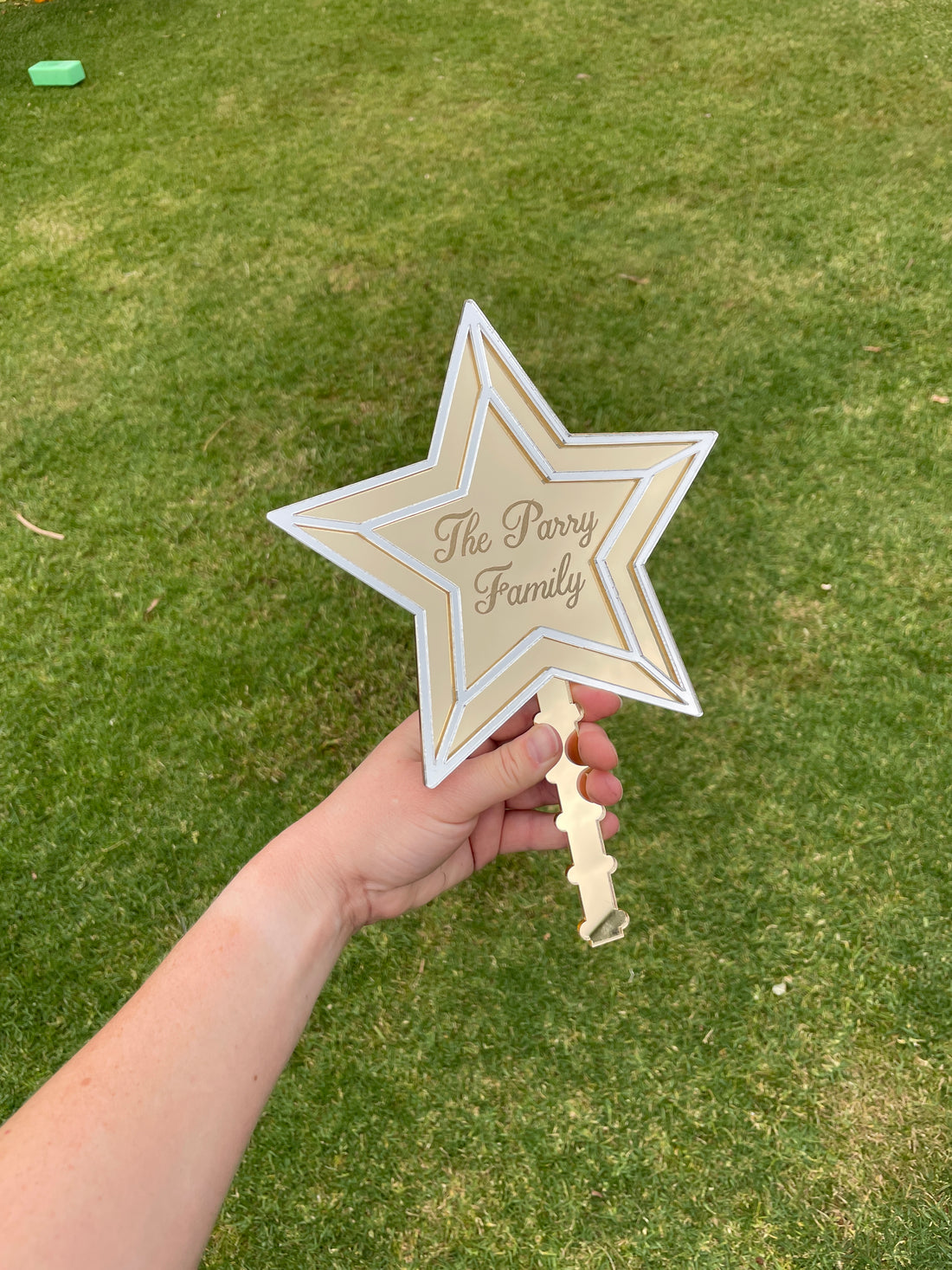 Personalised Christmas Star Tree Topper