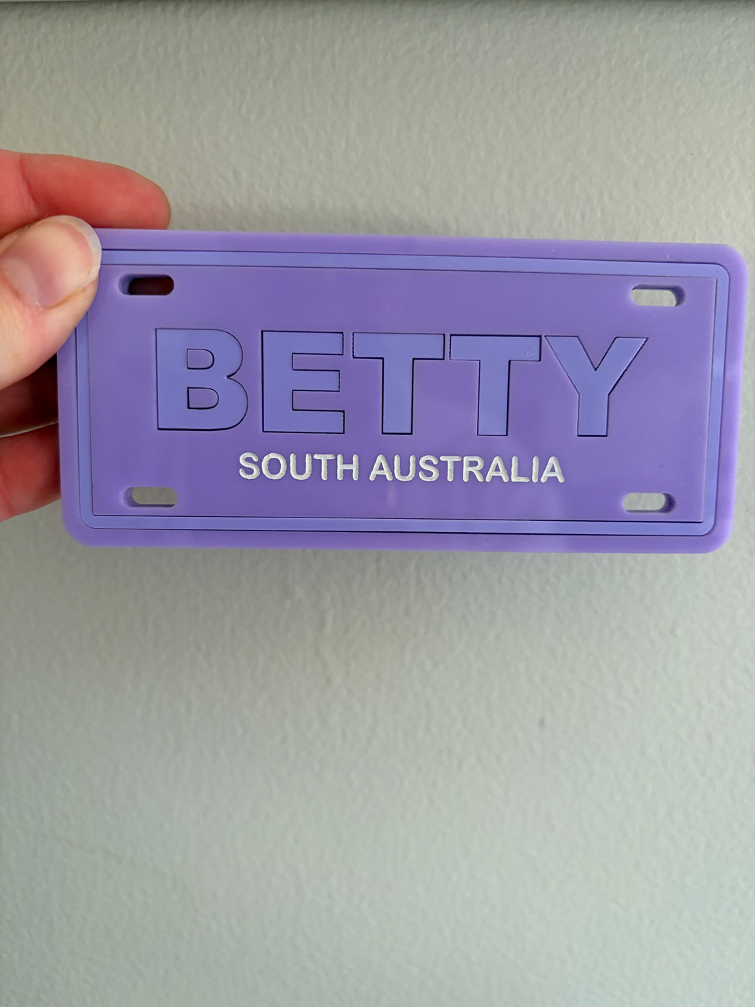 Personalised Walker & Wheelchair Number Plate – Custom Acrylic Accessory for Mobility Aids