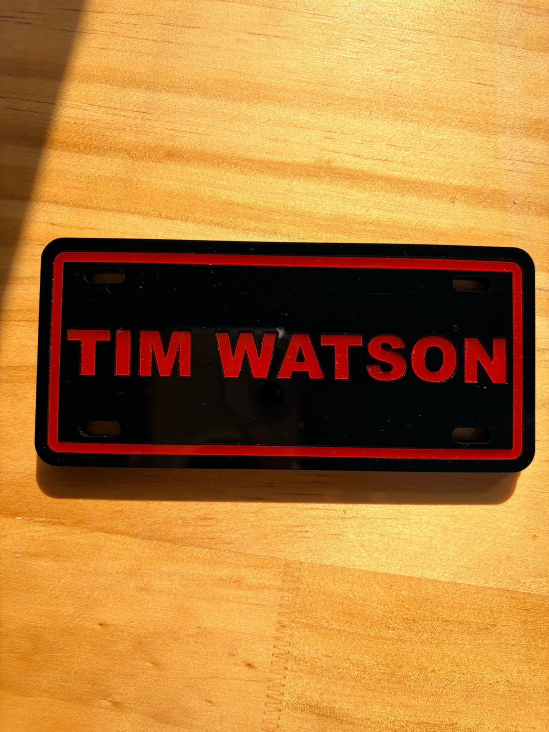 Personalised Walker & Wheelchair Number Plate – Custom Acrylic Accessory for Mobility Aids