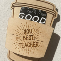 Teacher Appreciation Coffee Cup Gift Card Holder