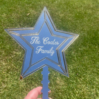 Personalised Christmas Star Tree Topper