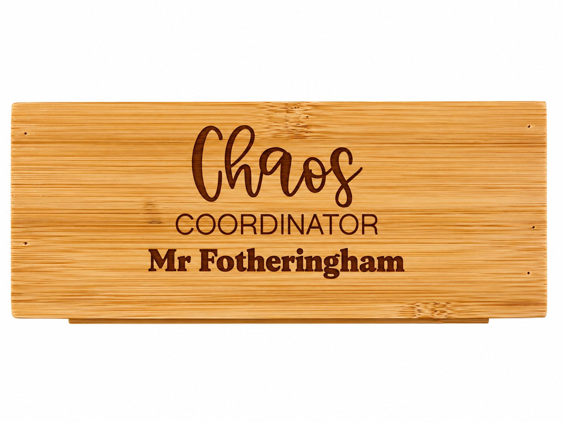 Personalised Bamboo Organisation Tray