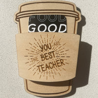 Teacher Appreciation Coffee Cup Gift Card Holder