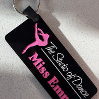 The Studio of Dance personalised keyring