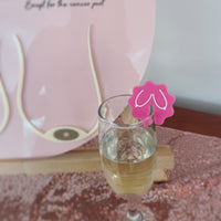 ‘Bye Bye Boob’ Mastectomy Party Pink Drink Tags