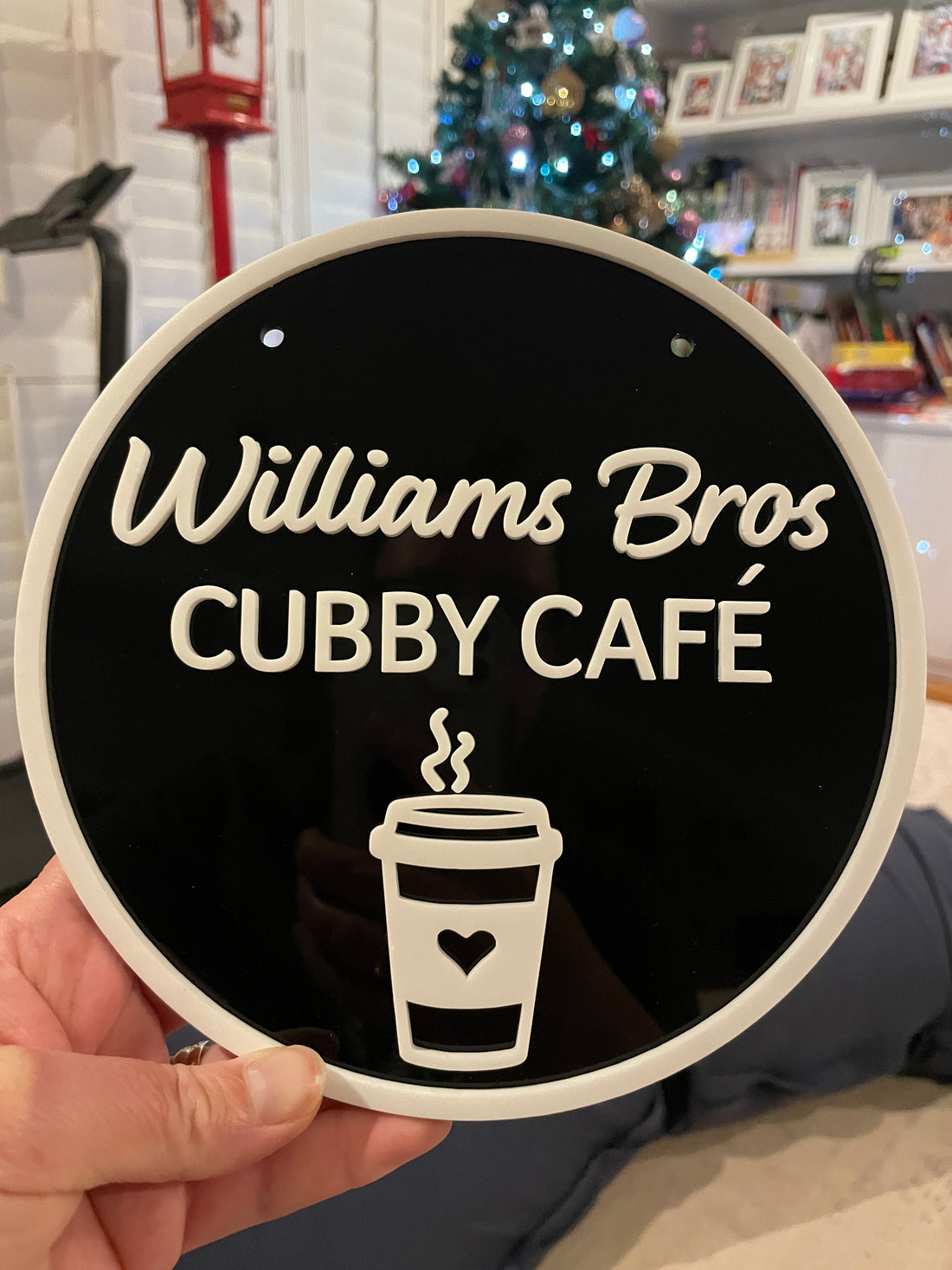 Personalised Cubby Café Sign – Custom Playhouse Décor (Acrylic)