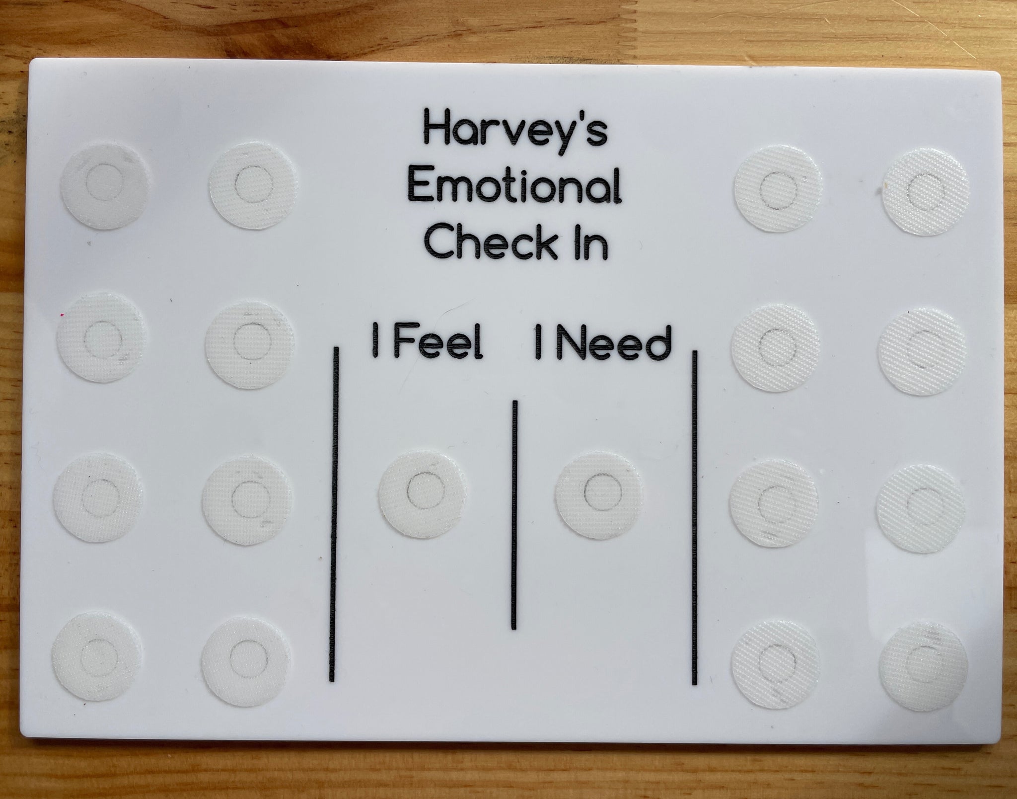 Emotional Check-In Board – Emma Jae Custom Laser Designs
