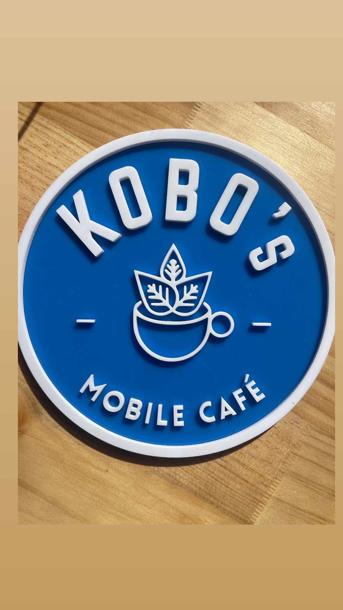 Personalised Cubby Café Sign – Custom Playhouse Décor (Acrylic)