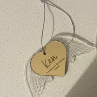 In Memory Angel Wings Christmas Decoration