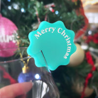 Christmas drink tags