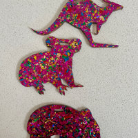 Australian Animal Christmas Decorations. Set of 3