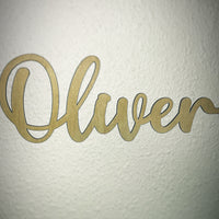 Custom Wooden Wall Name Sign