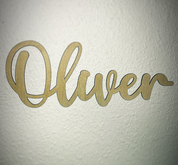 Custom Wooden Wall Name Sign