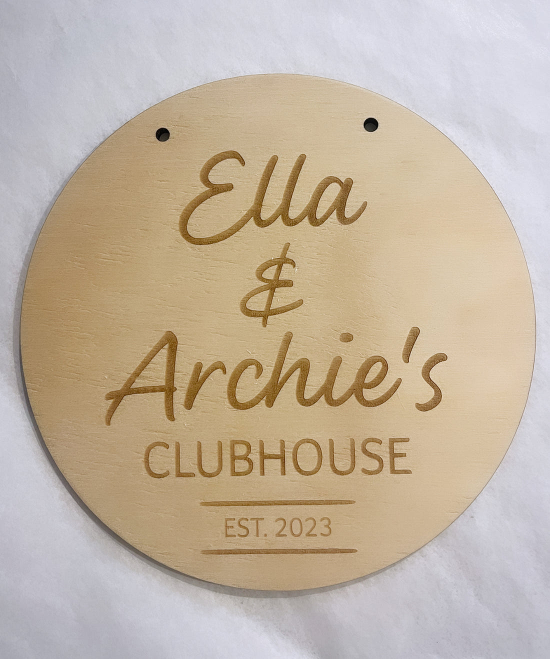 Personalised Cubby House Sign